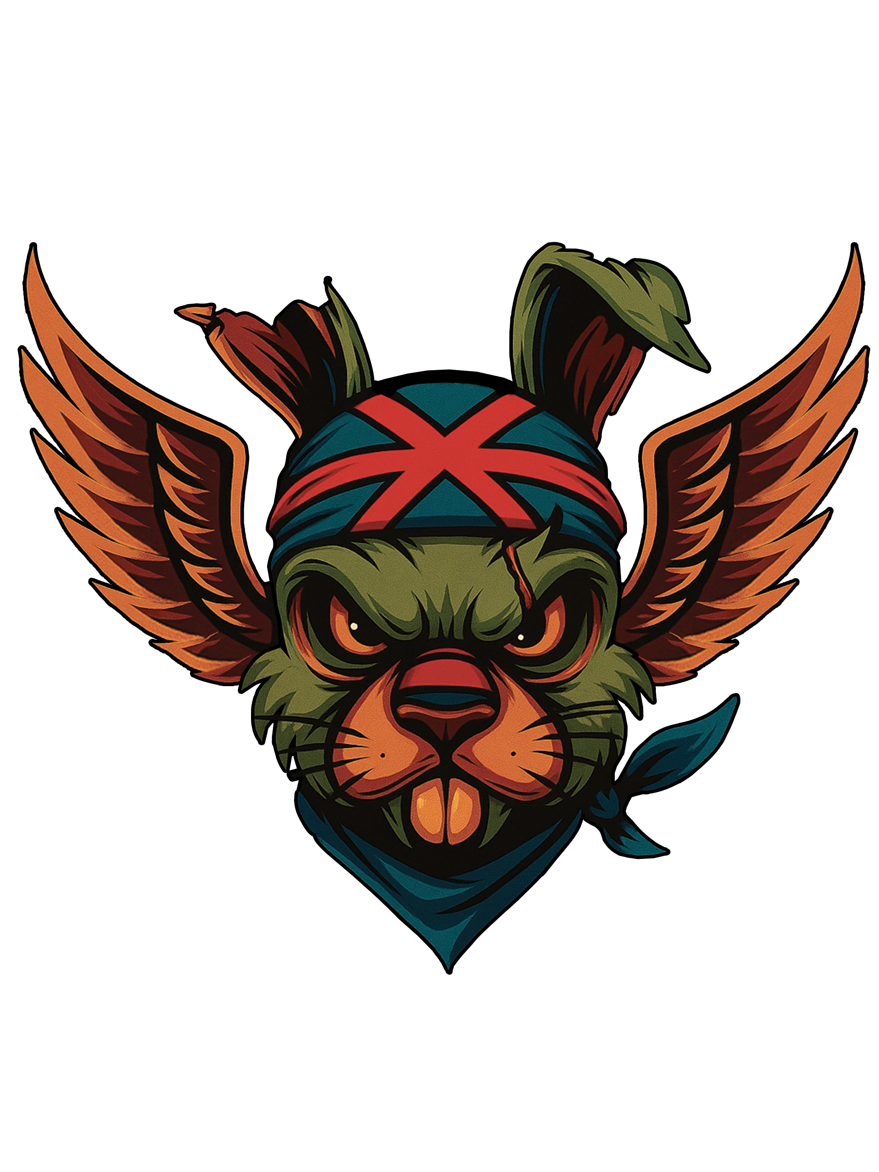 BIKER RABBIT - I SUPPORT MY 12 KIDS