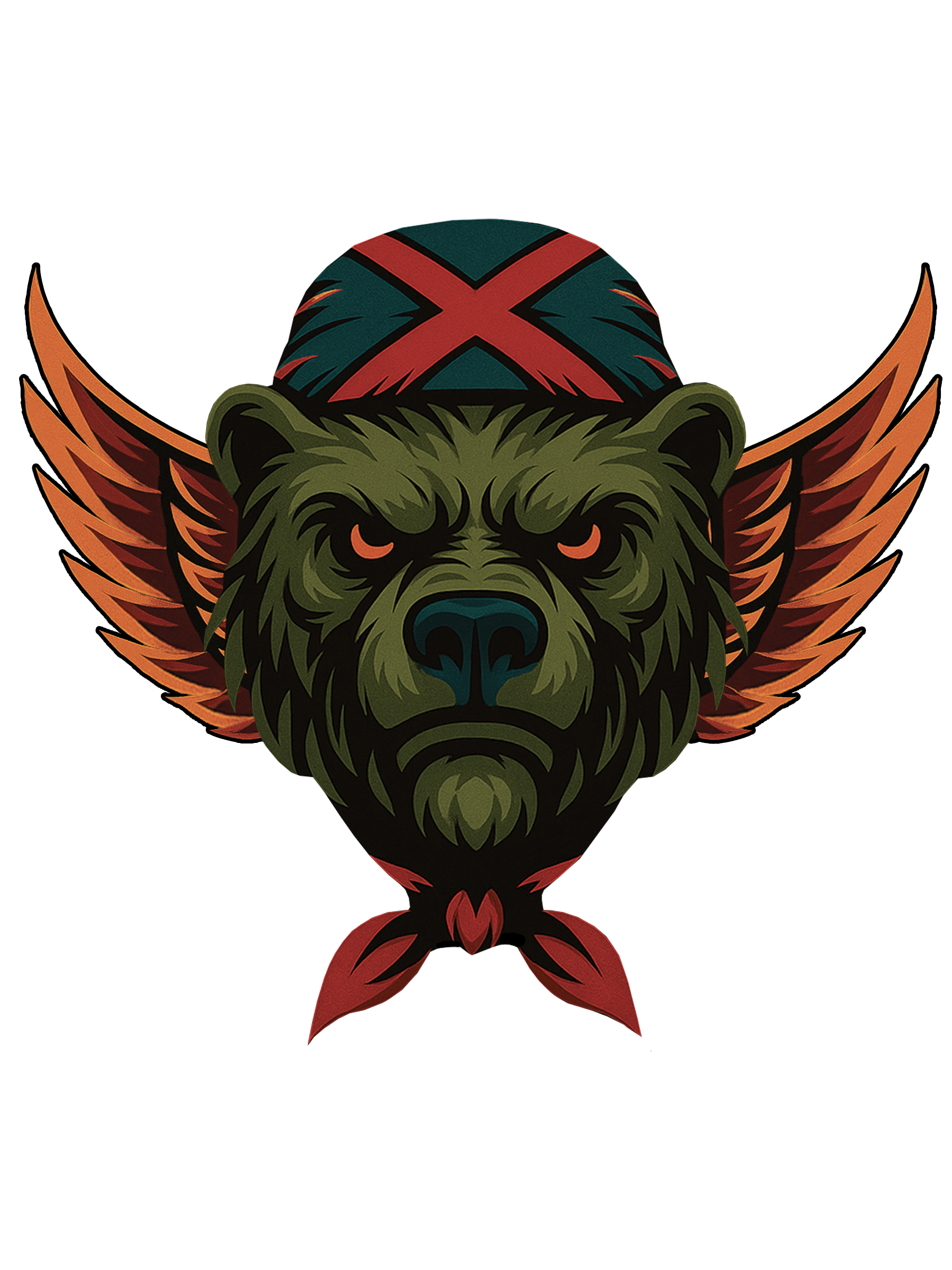 BIKER BEAR - I SUPPORT NOBODY